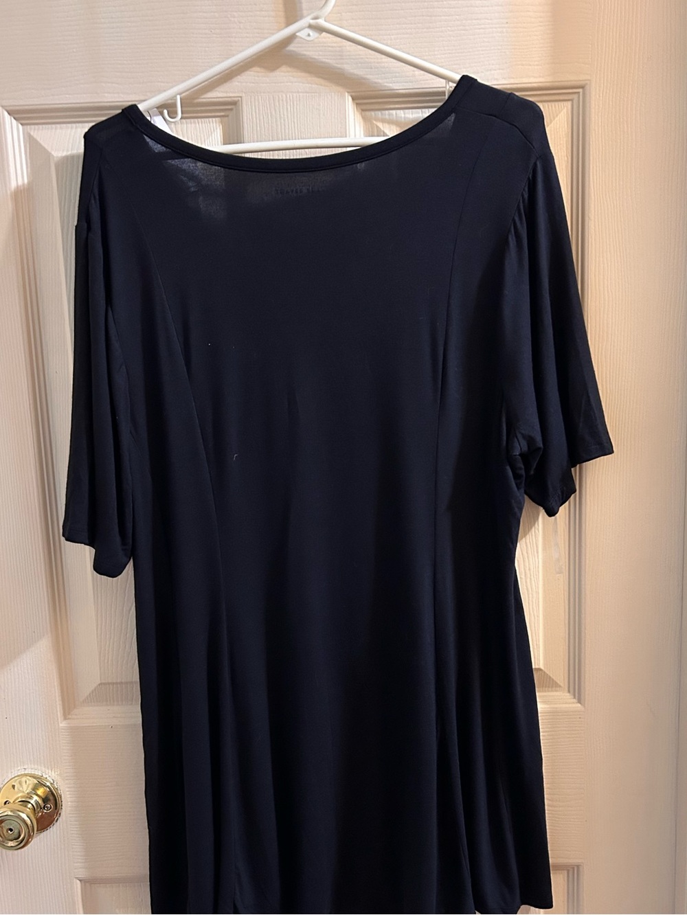 Lane Bryant Navy Scoop Neck Tunic Top - Picture 6 of 8